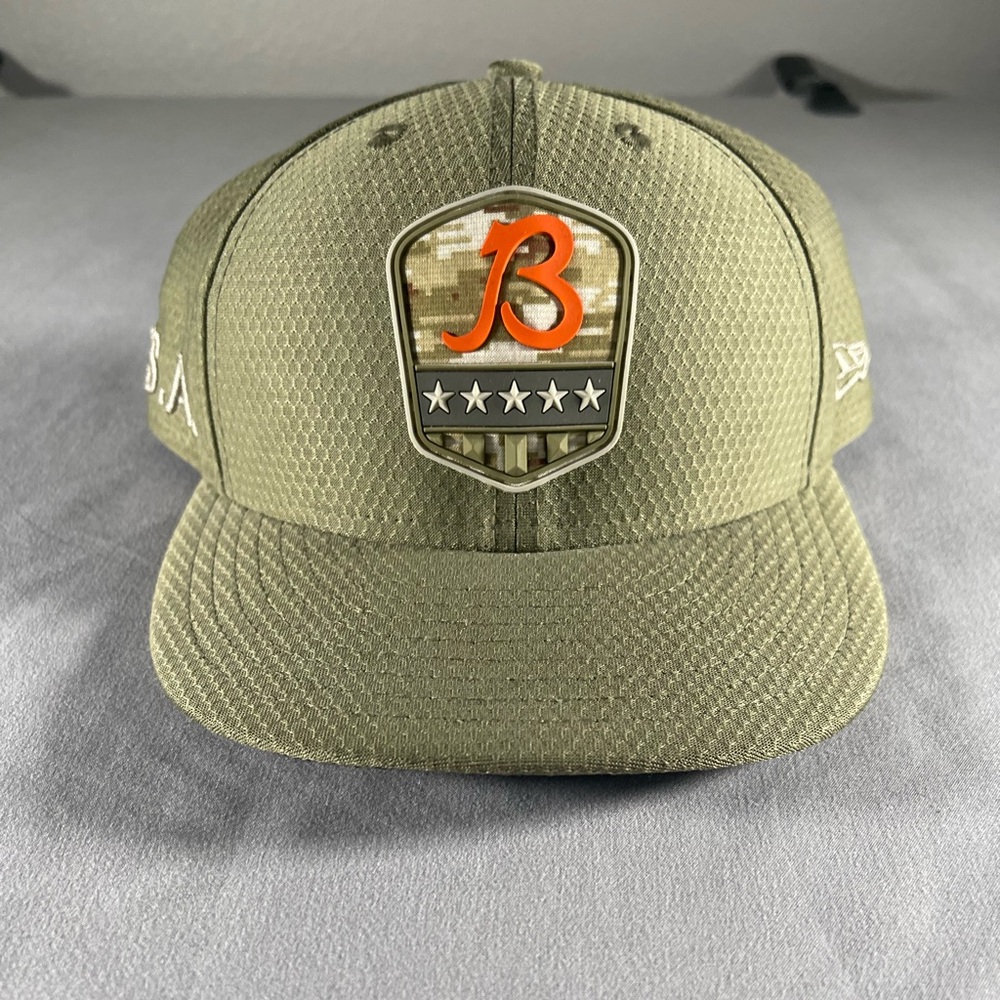 New Era Olive and Orange Hat